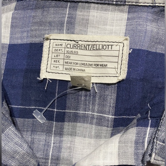 Current Elliott plaid shirt - Picture 5 of 7